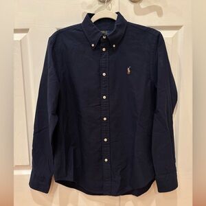 Polo Ralph Lauren Navy Button Down Shirt